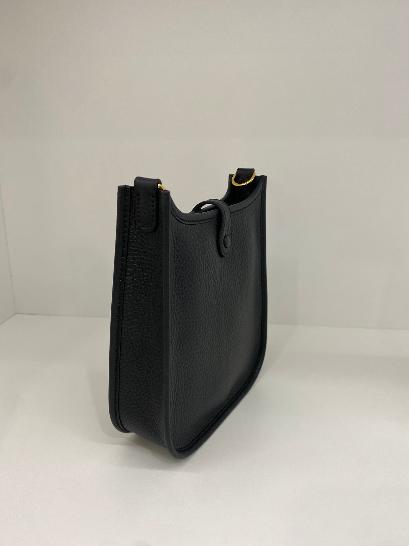 Hermes Mini Evelyne Black GHW