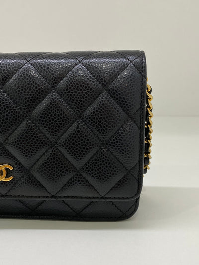 Chanel WOC Black Caviar GHW