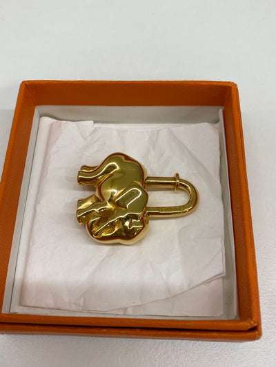 Hermes Elephant Motif Cadena Padlock