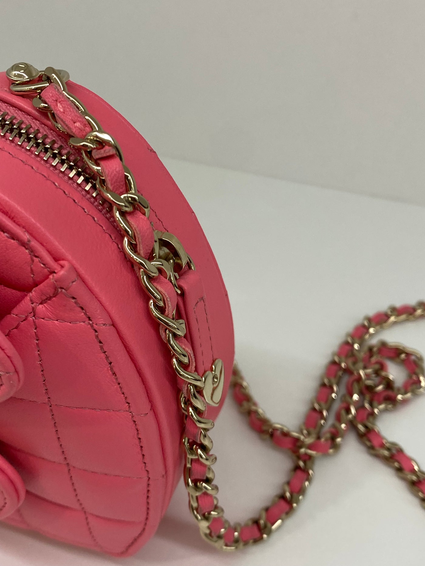 Chanel Heart Bag Small Pink