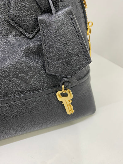 Louis Vuitton Alma Black Empriente Leather GHW