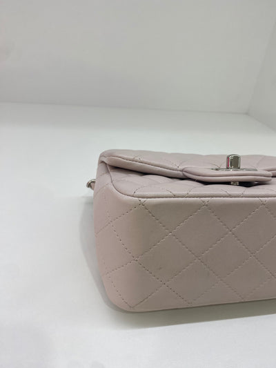 Chanel Classic Flap Square Mini Lilac SHW