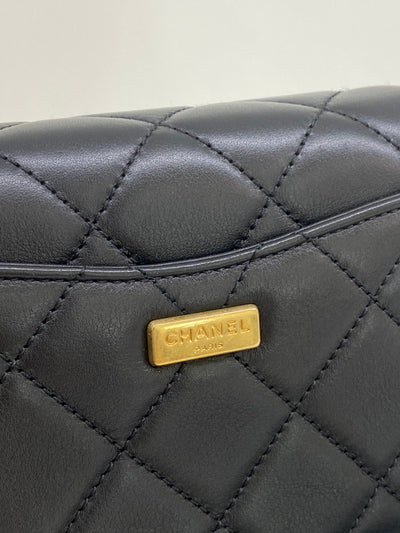 Chanel Mini Classic Chain Detail Black GHW