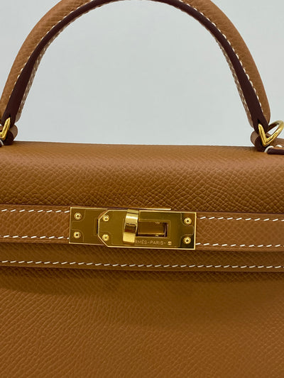 Hermes Mini Kelly Gold GHW