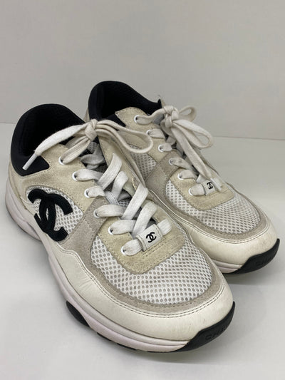 Chanel Sneakers Black/White Size 38