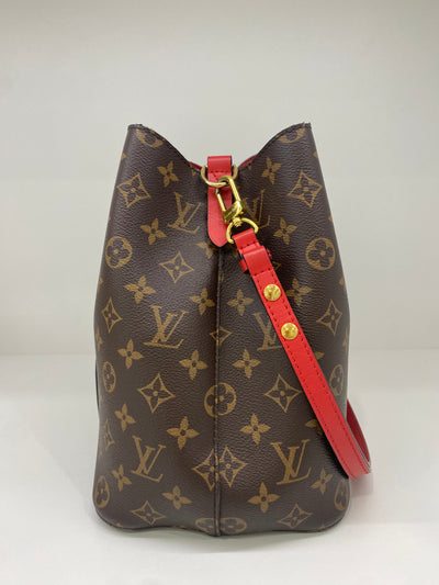 Louis Vuitton NeoNoe MM Red Interior