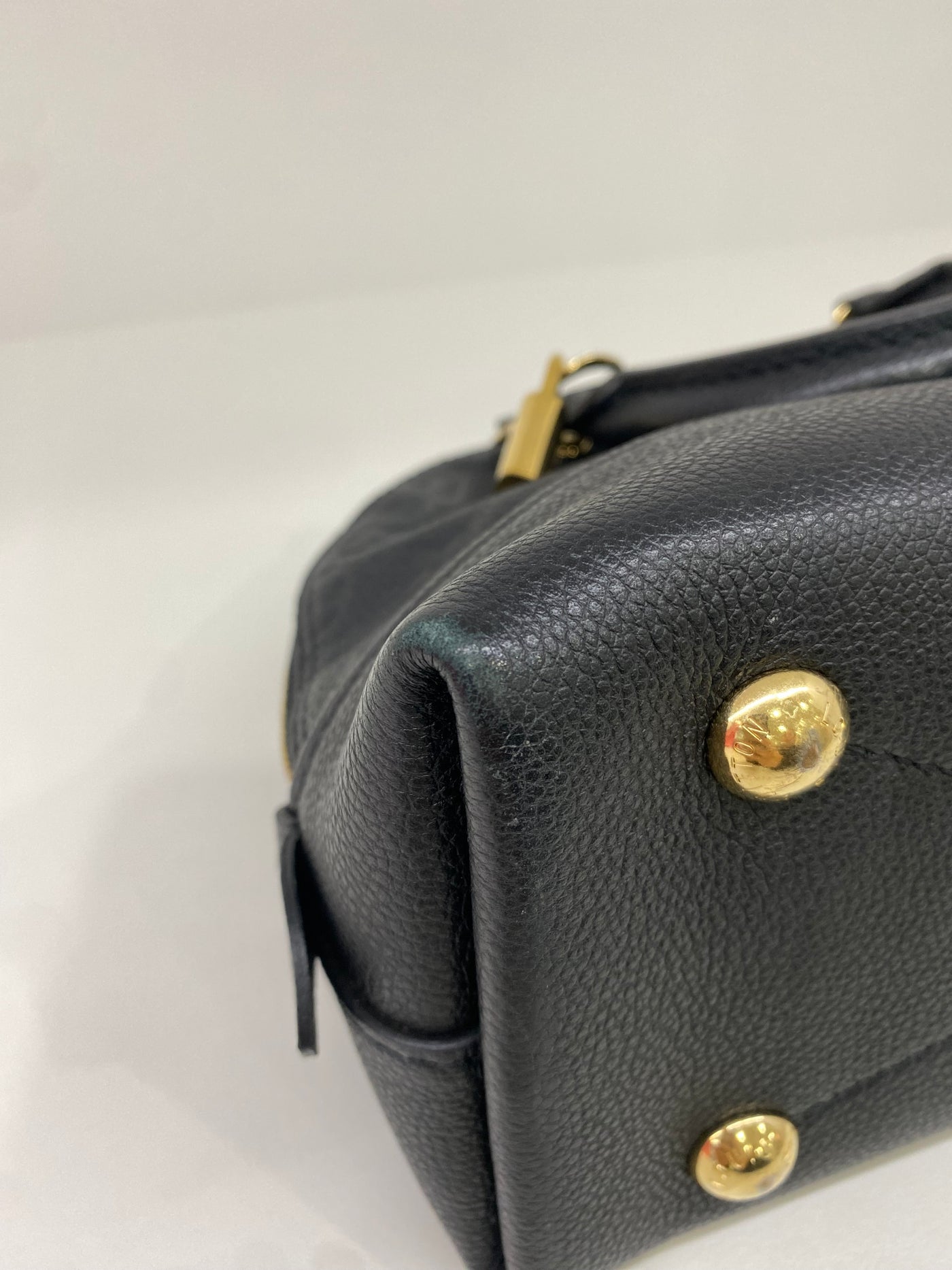 Louis Vuitton Alma Black Empriente Leather GHW