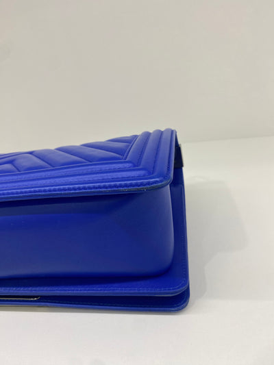 Chanel Boy Bag Medium - Electric Blue (series 24)