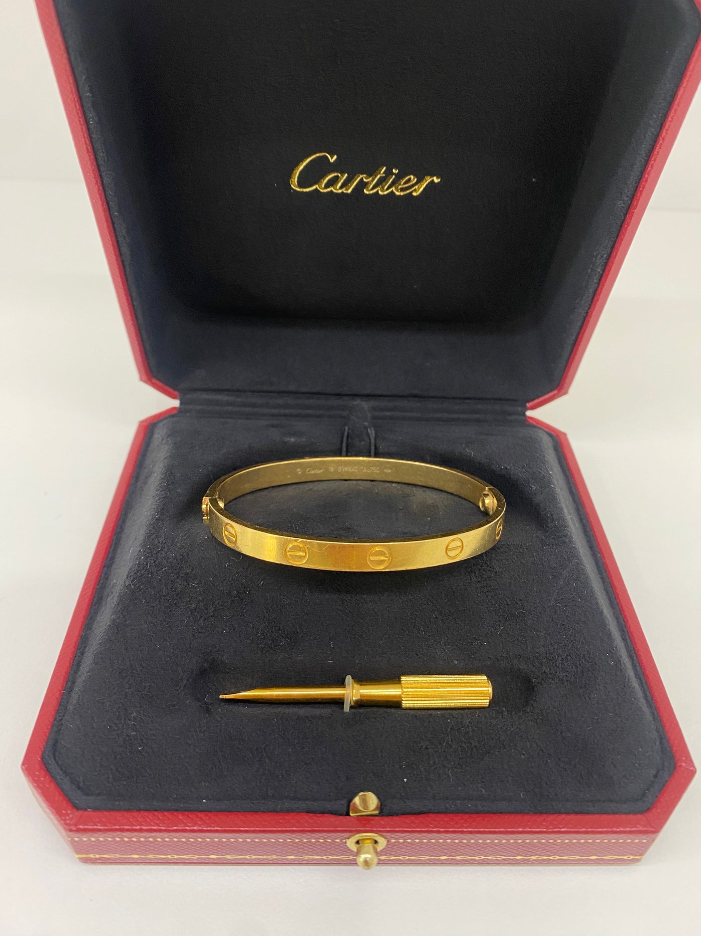 Cartier Love Bangle Yellow Gold Size 18