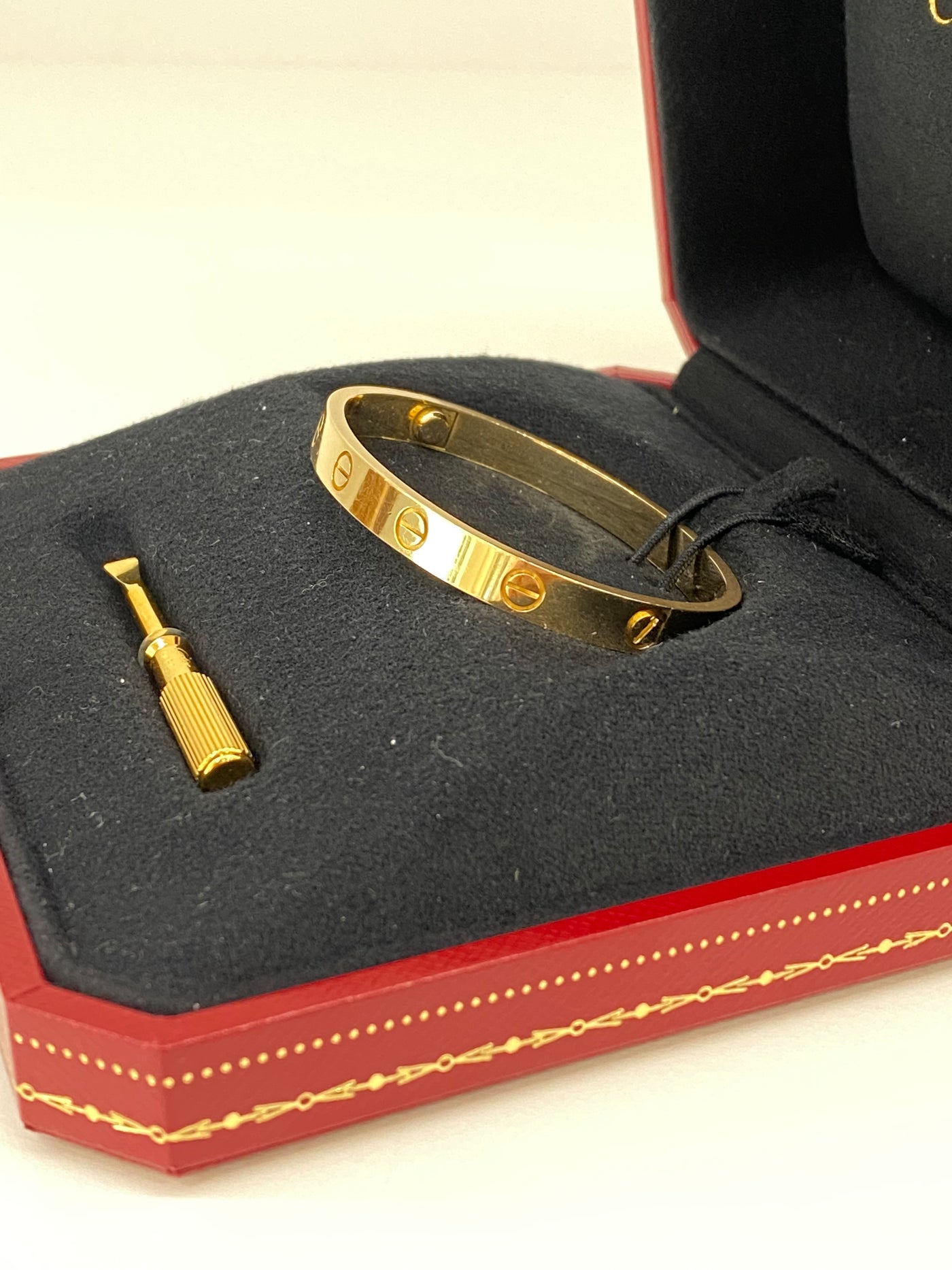 Cartier Love Bracelet Classic Yellow Gold Size 15
