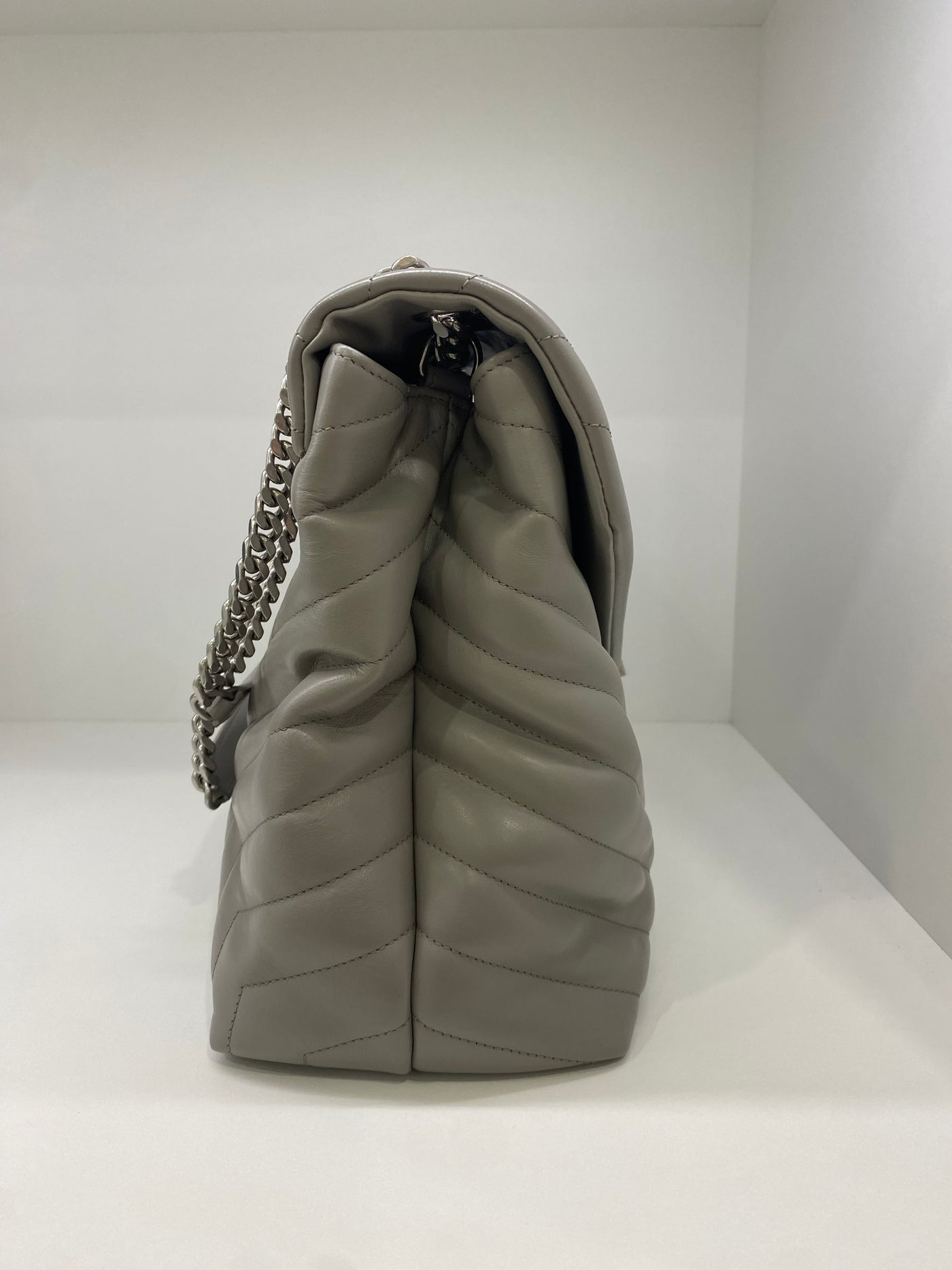 Saint Laurent LouLou Grey Large