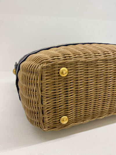 Christian Dior Wicker Bag