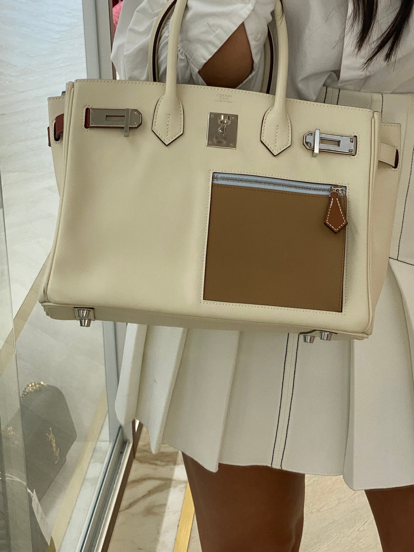 Hermes Birkin 30 Nata Colourmatic PHW
