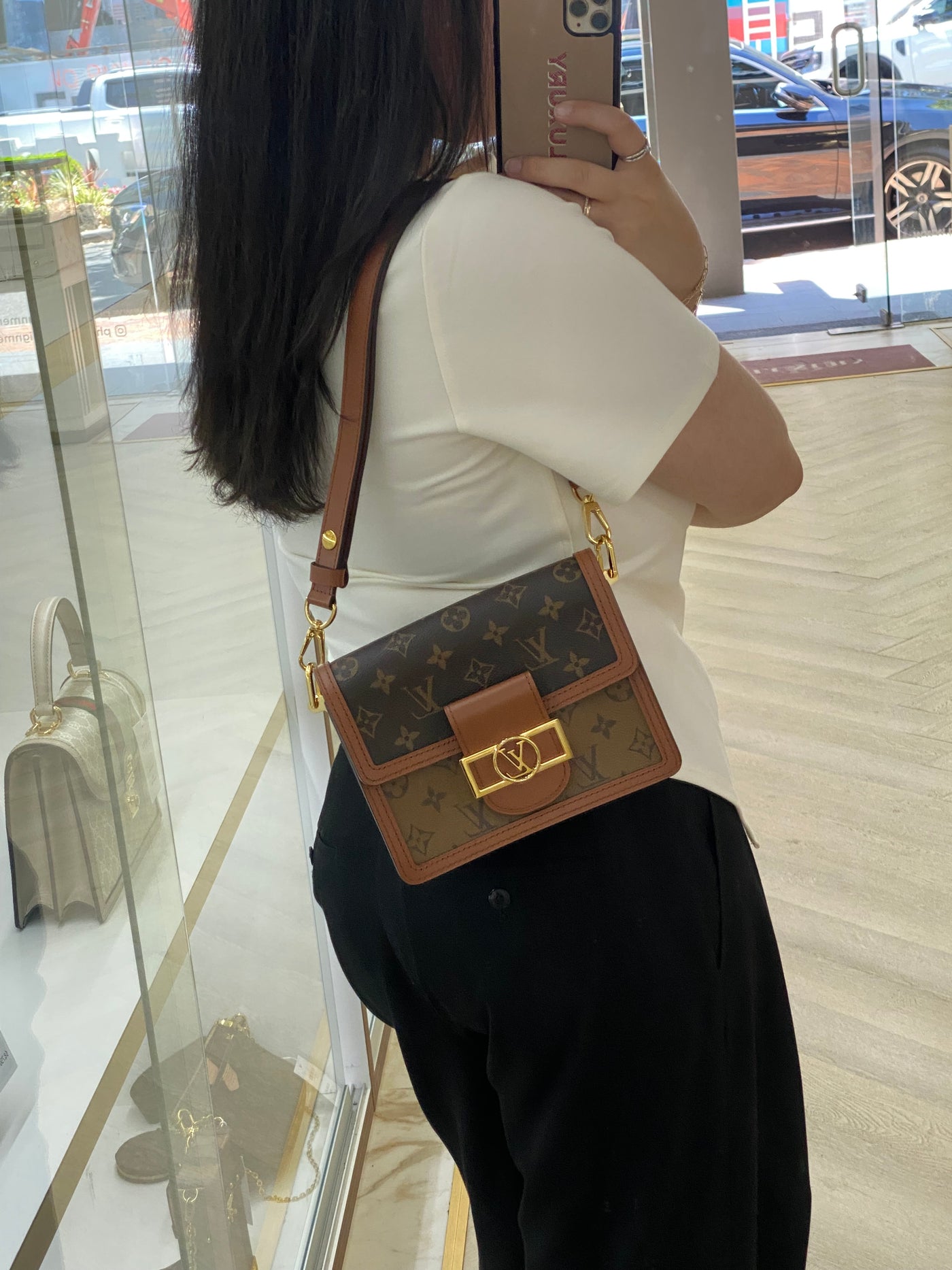 Louis Vuitton Mini Dauphine Reverse Monogram