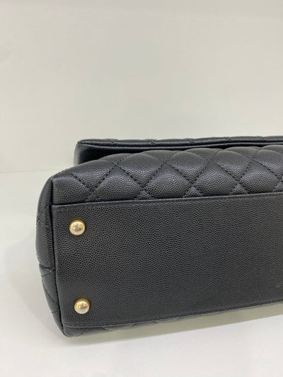 Chanel Coco Handle Black Caviar GHW