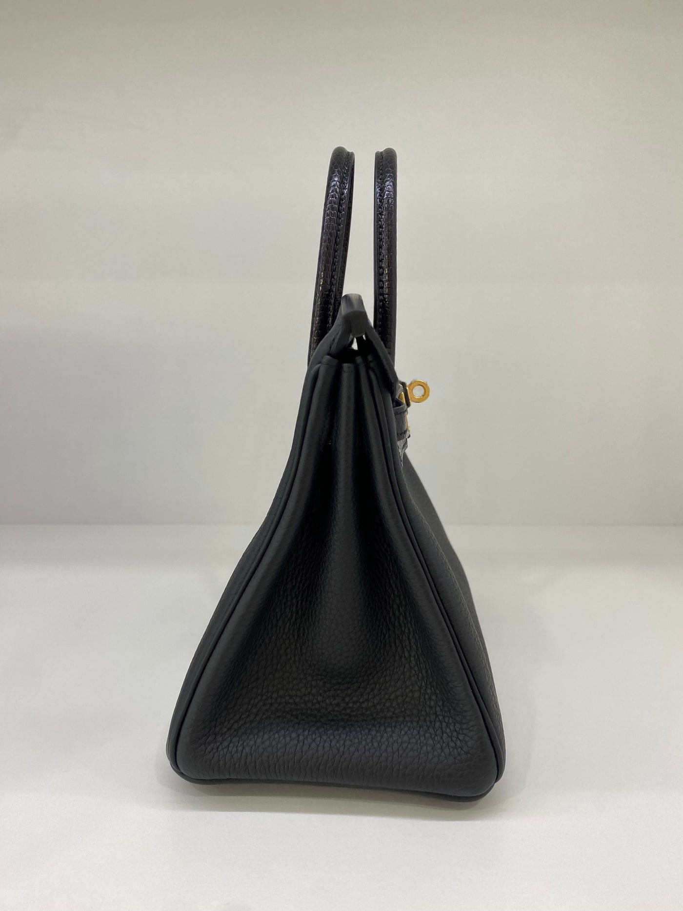 Hermes Birkin Black Touch 25 GHW (lizard)