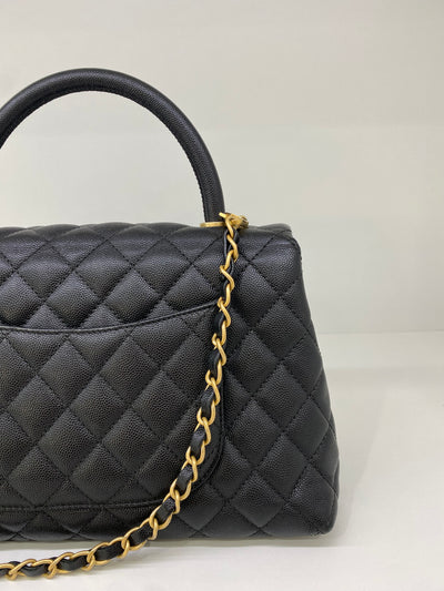 Chanel Coco Handle Black Caviar GHW