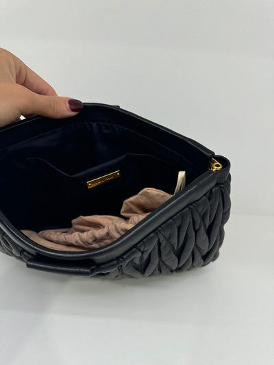 Miu Miu Pochette Black GHW
