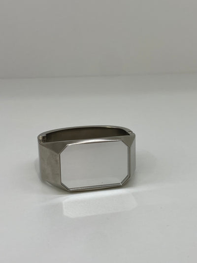 Chanel Silver Mirror CC Cuff