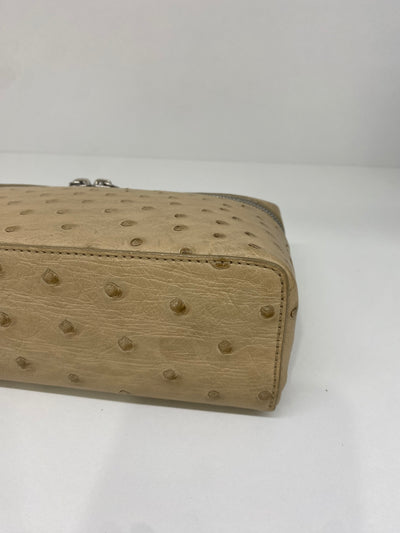 Loro Piana L19 Pouch Ostrich Beige SHW