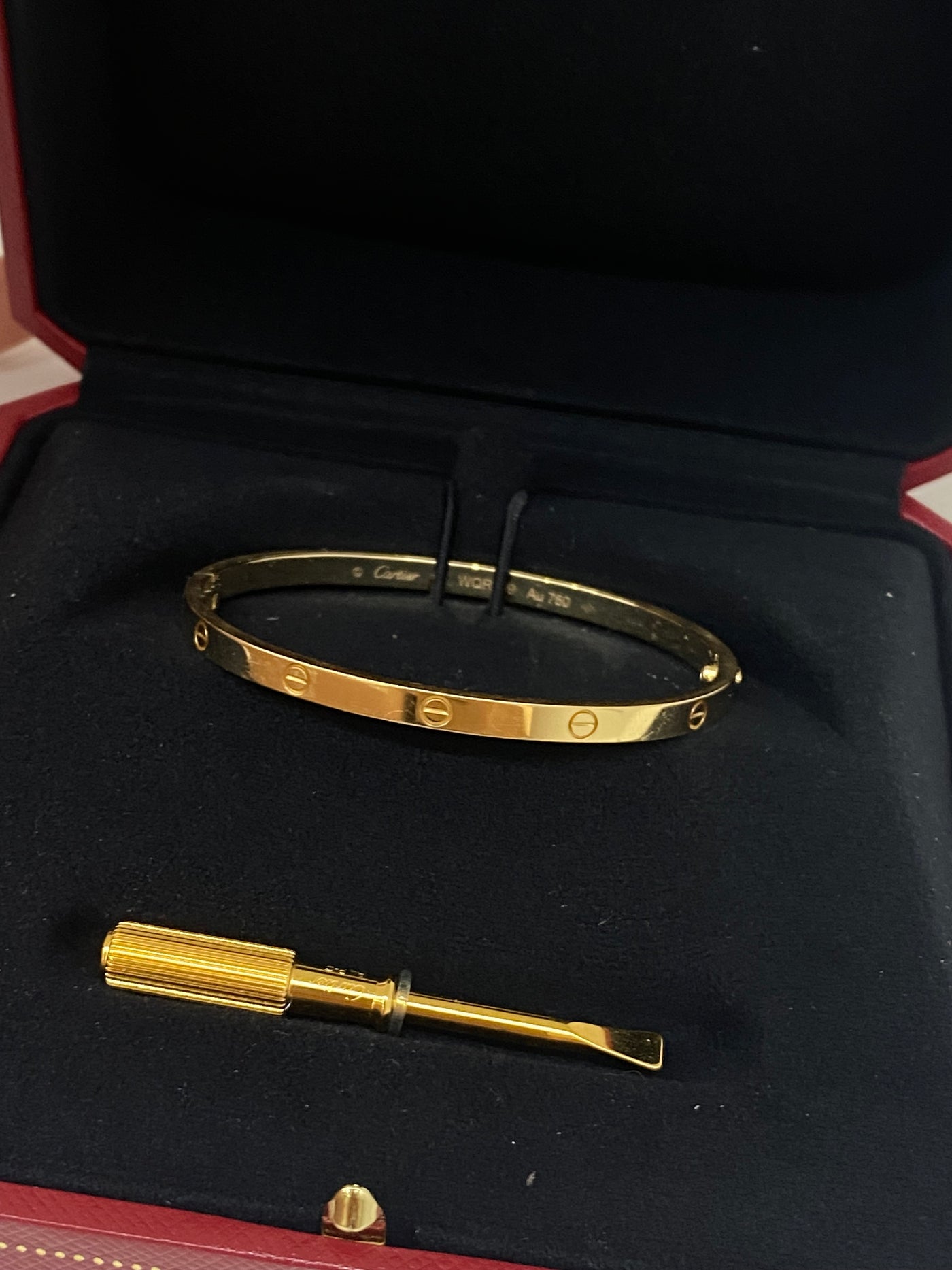 Cartier Love Bracelet Small Model Size 16