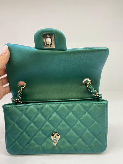 Chanel Classic Flap Mini Green