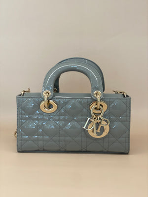 Dior Lady D-Joy Small Patent Grey CGHW