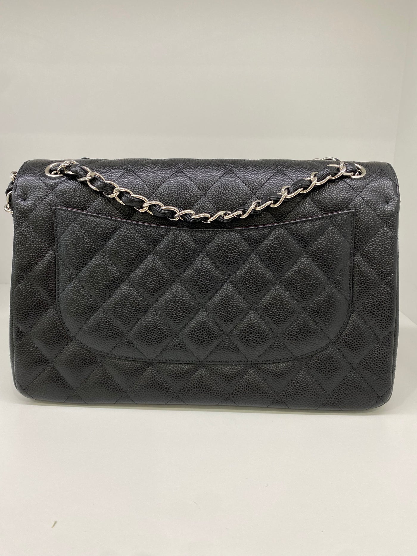 Chanel Classic Flap Jumbo Caviar SHW