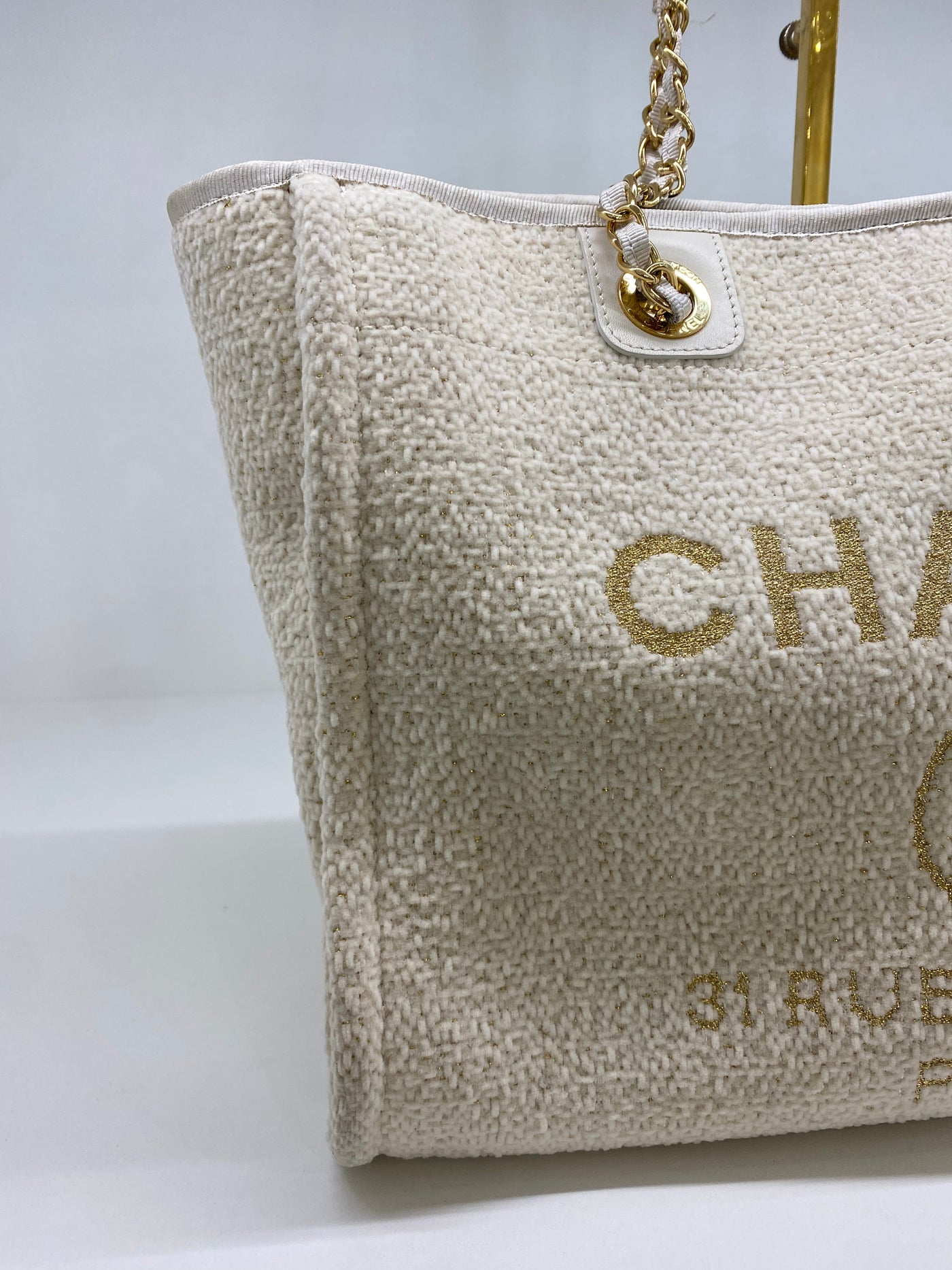 Chanel Deauville Beige Boucle GHW