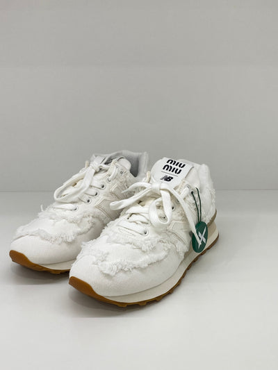 Miu Miu x New Balance White Sneakers - Size 38