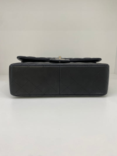 Chanel Classic Flap Jumbo Black Lambskin SHW