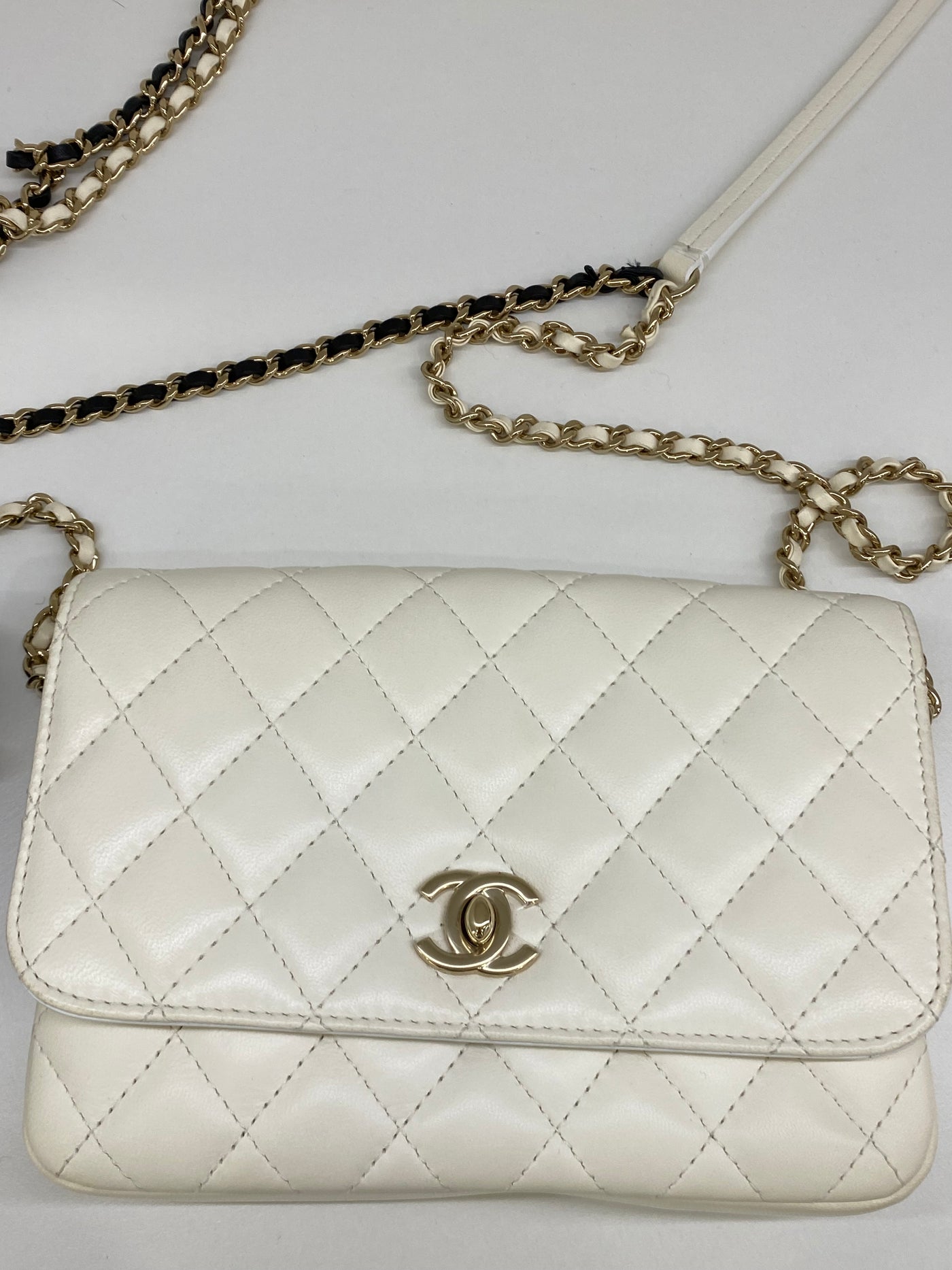 Chanel Double Crossbody bags - White & Black