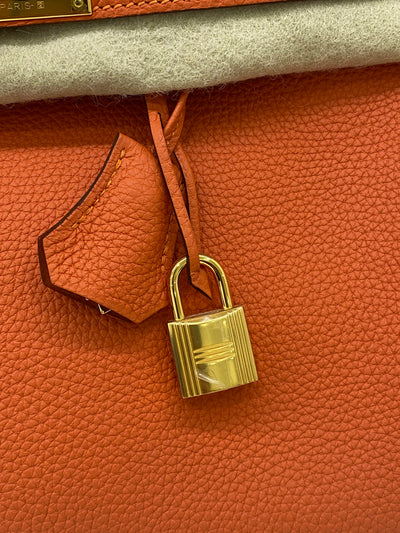 Hermes Birkin 30 Orange GHW