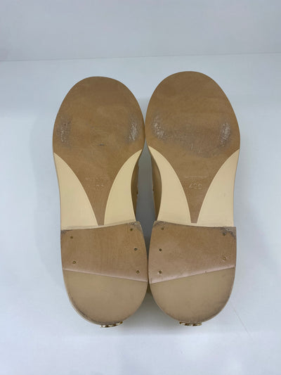 Chanel Beige Leather Moccasians 40C
