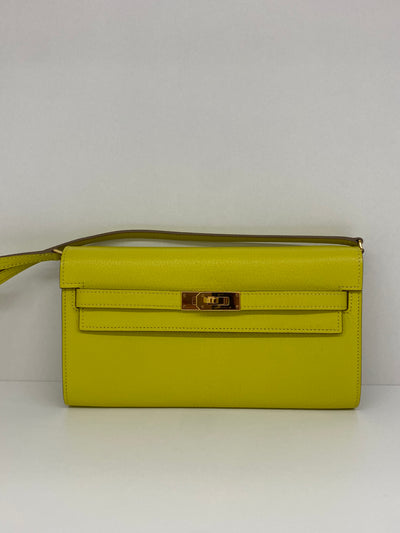 Hermes Kelly To Go Lime RGHW