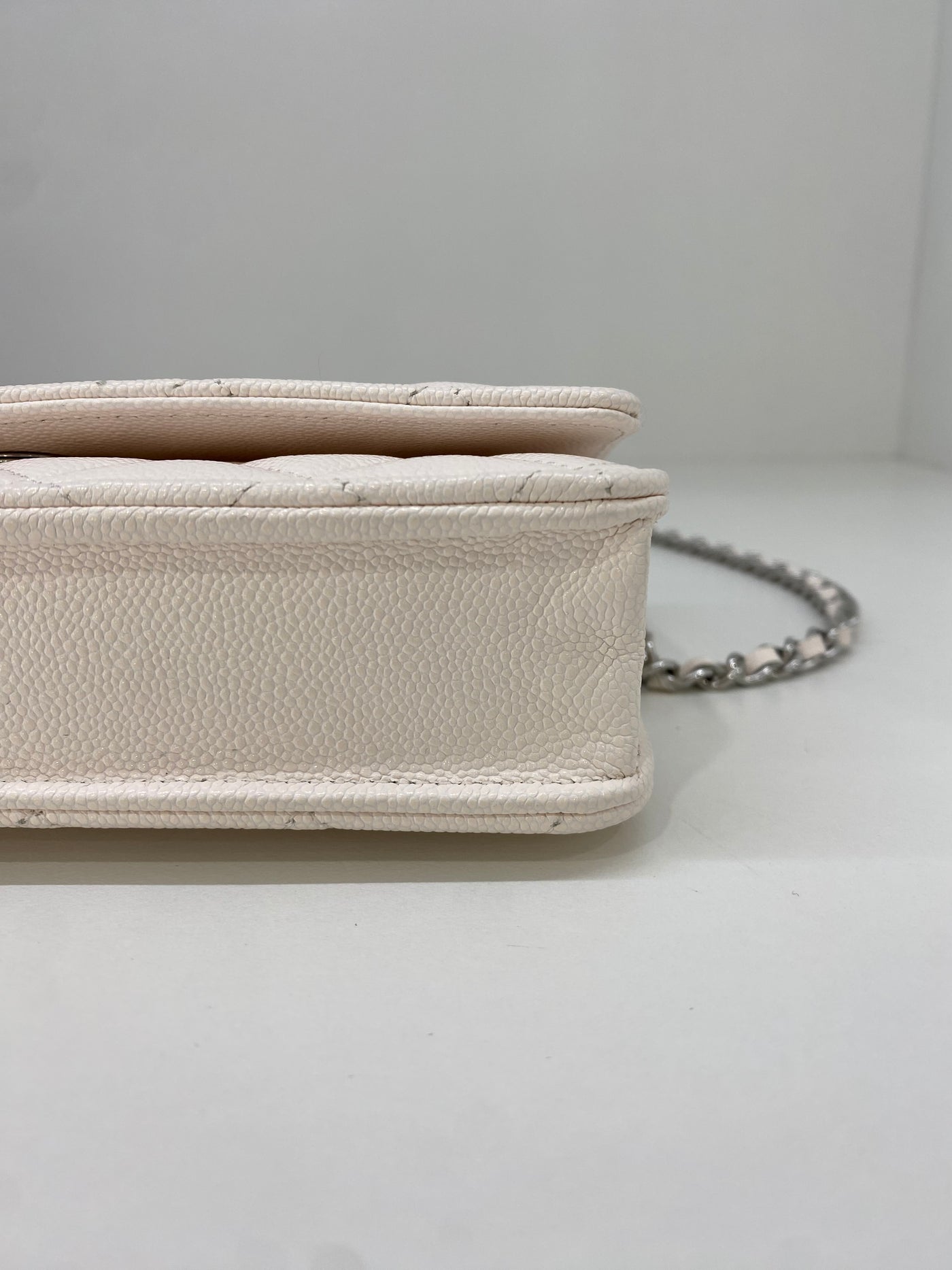 Chanel WOC White Caviar SHW