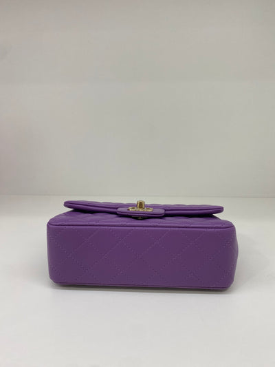 Chanel Classic Flap Mini Purple