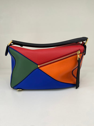 Loewe Puzzle bag (Red, Orange, White, Green, Blue)