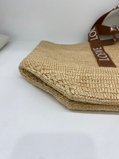 Loewe Raffia Tote Large
