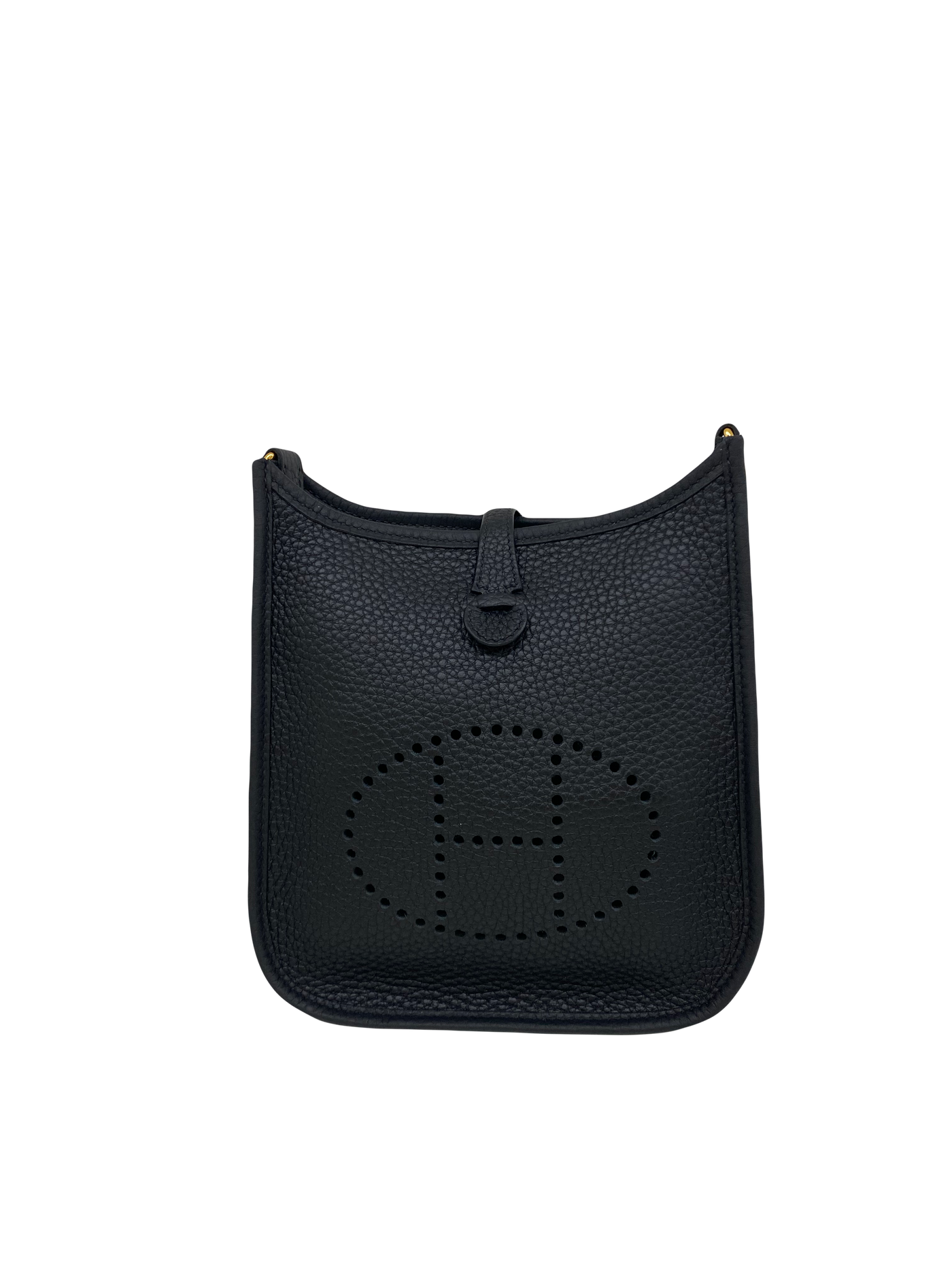 Hermes Mini Evelyne Black GHW