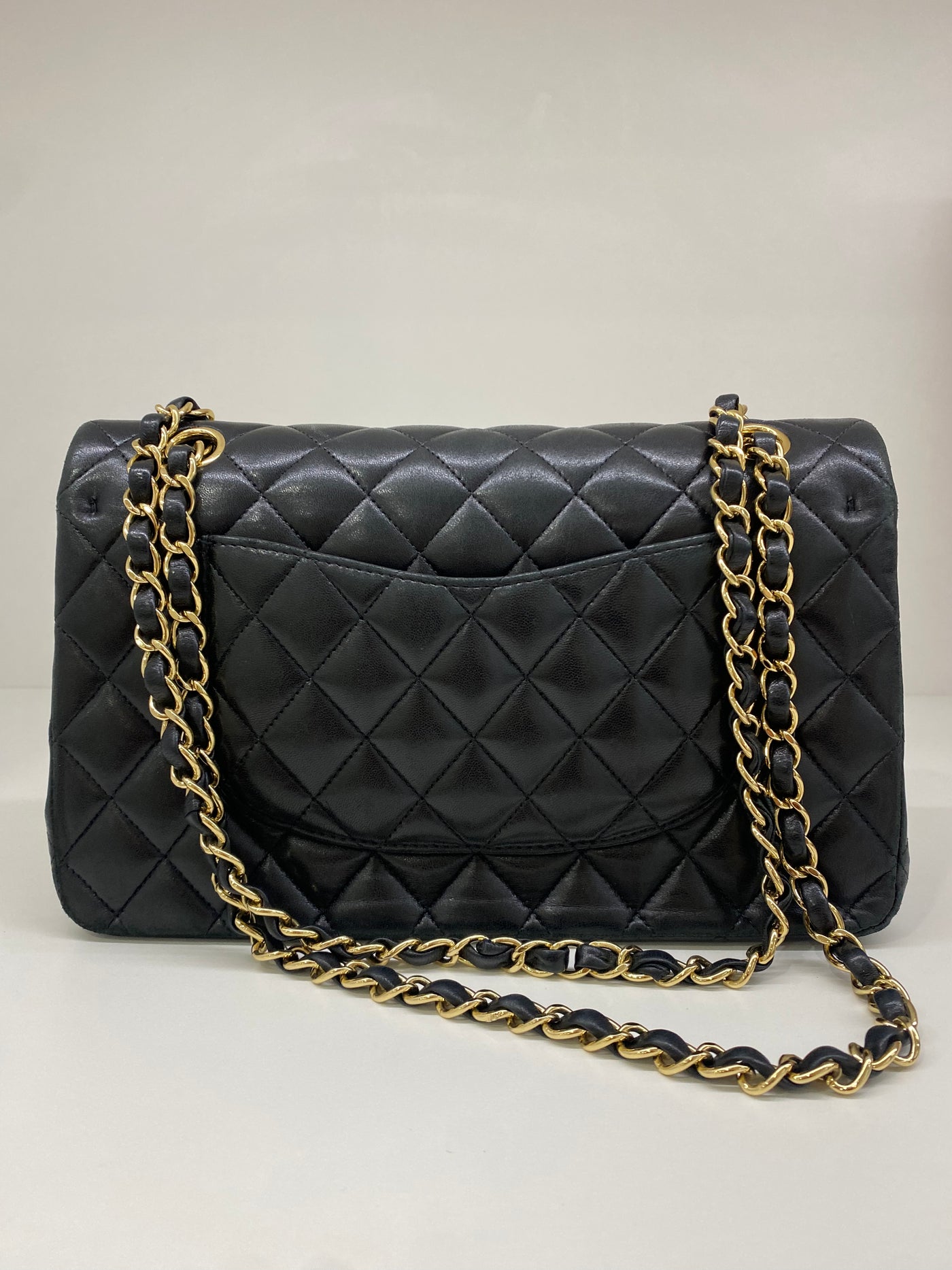 Chanel Classic Flap Medium Lambskin Black GHW