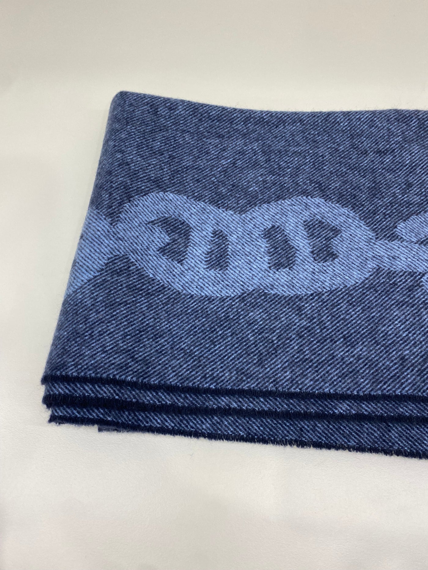 Hermes Cashmere Scarf Navy