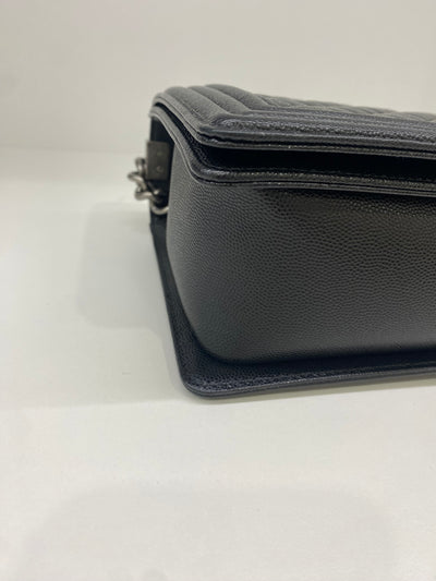 Chanel Boy Bag Black Large Caviar SHW
