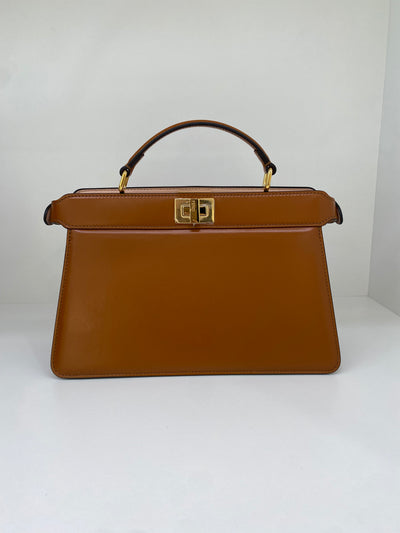 Fendi Peekaboo East West Tan GHW