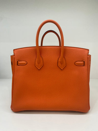 Hermes Birkin 25 Poppy Orange Togo PHW - 2020