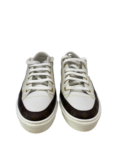 Louis Vuitton White Sneakers Size 37.5