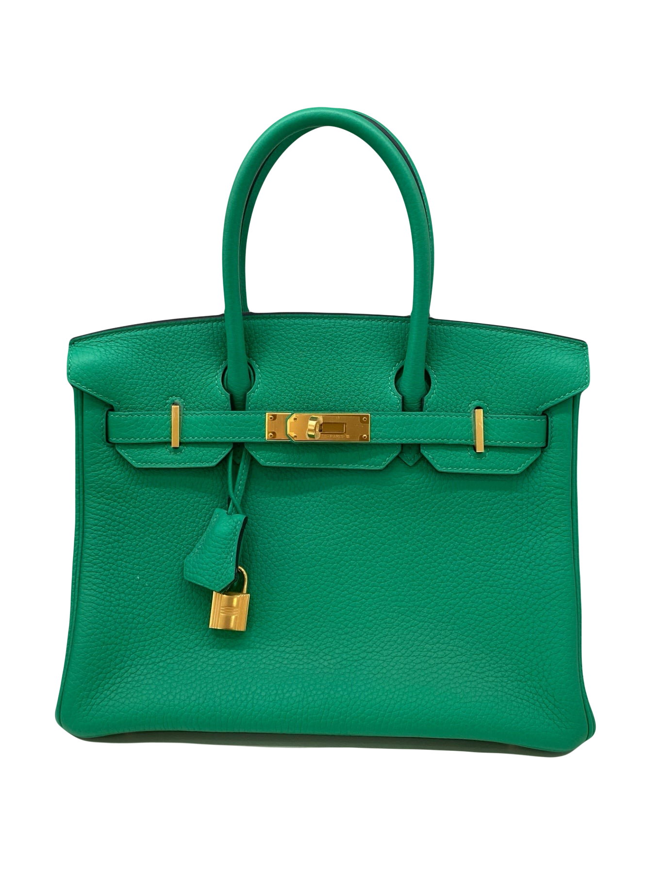 Hermès Birkin 30 Retourne Togo Menthe GHW