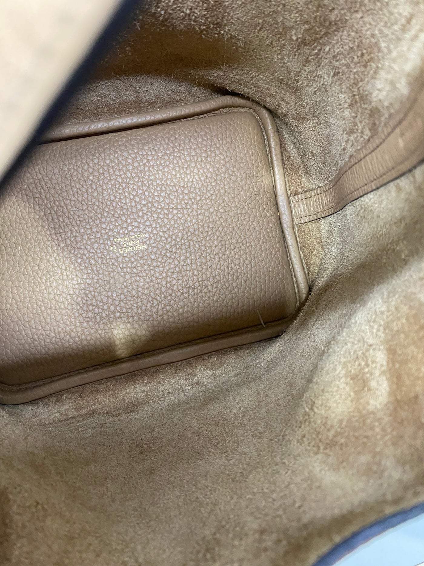 Hermes Picotin 18 Touch Biscuit GHW