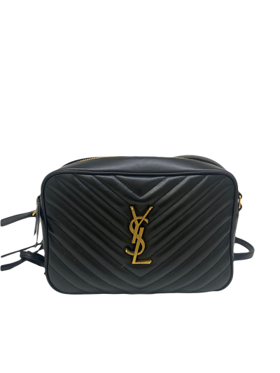 YSL Lou Camera Bag Black