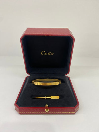 Cartier Love Bangle Yellow Gold Size 18